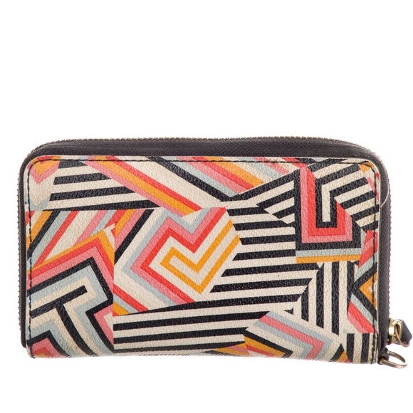 TORY BURCH Leather Printed Wallet - Picture 3 of 9